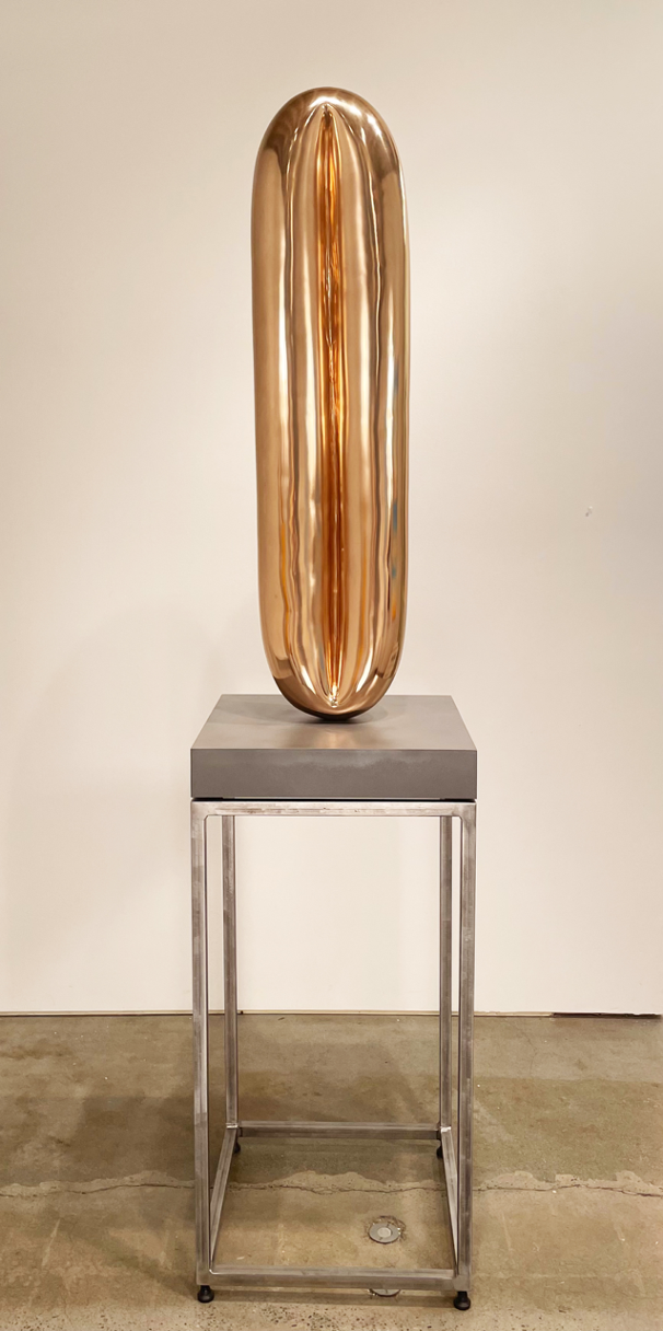 Vitruvian Breath sculpture by Michael Schulteis